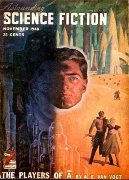 Astounding Stories 216 - Rocket - November 1948 - Alien - Rocket Ships - Spacemen