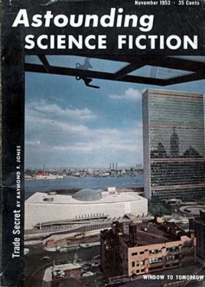 Astounding Stories 276 - November 1953 - Trade Secret - Ocean - City - Sky