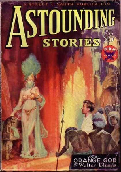 Astounding Stories 35 - Astounding - The Orange God - Walter Clamis - Stories - Dog