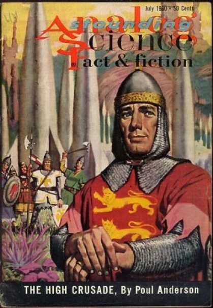 Astounding Stories 356 - The High Crusade - July 1960 - Warriors - Armour - Space Craft