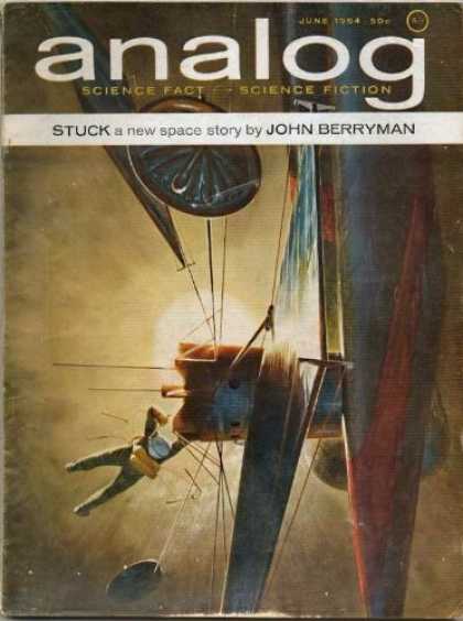 Astounding Stories 403 - Stuck - Berryman - June 1954 - Astronaut - Spacecraft