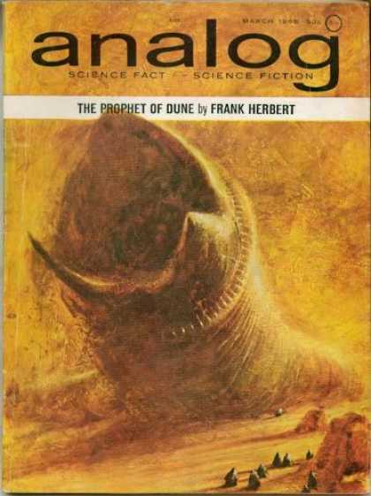 Astounding Stories 412 - The Prophet Of Dune - Frank Herbert - Sand Monster - Sci-fi - March