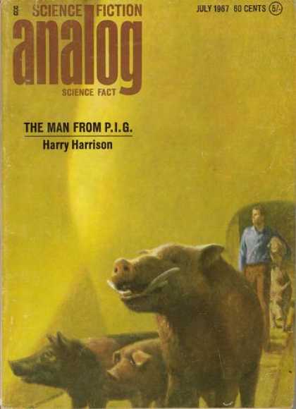 Astounding Stories 440 - Pig - The Man From Pig - July 1967 - Boar - Husband