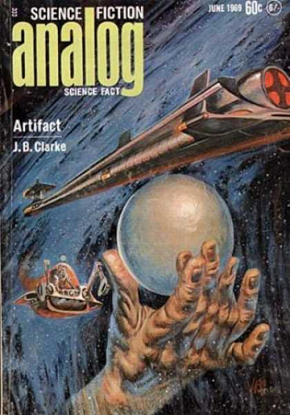 Astounding Stories 463 - Artifact - Jb Clarke - June 1969 - Spacecraft - Hand