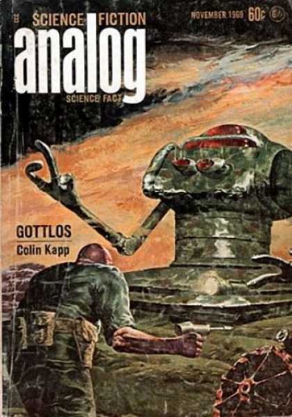 Astounding Stories 468 - Robot - Space - November 1969 - Gottlos - Human