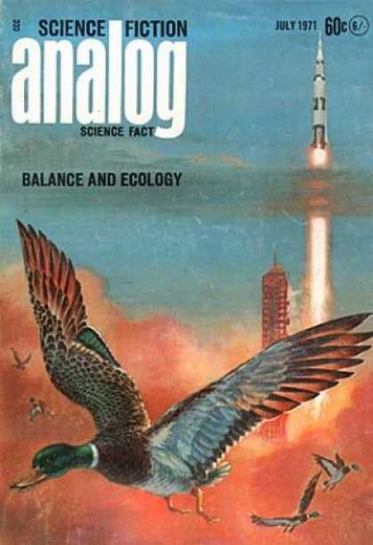 Astounding Stories 488 - Rocket - Duck - July 1971 - Balance And Ecology - Mallard