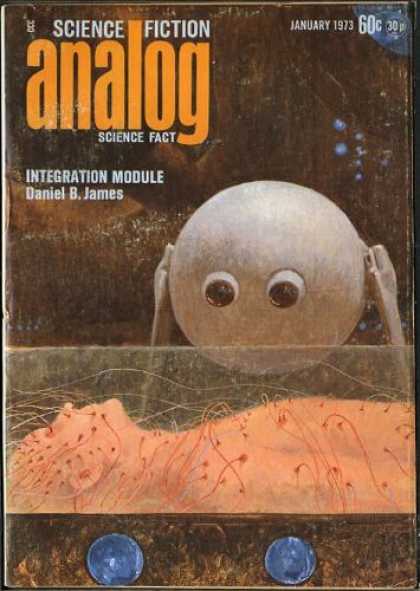 Astounding Stories 506 - Integration Module - Daniel B James - January 1973 - Robot - Plugs