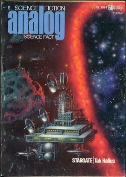 Astounding Stories 523 - Space - June 1974 - Stargate - Meteor - Satelite