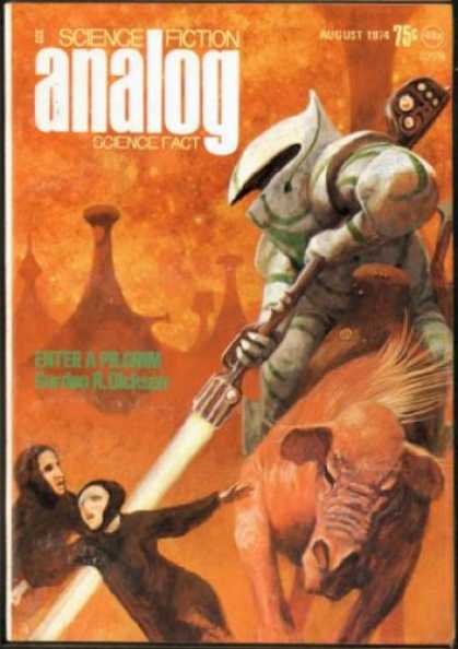 Astounding Stories 525 - Enter A Pilgrim - Dickson - August 1974 - 75 Cents - Sci-fi