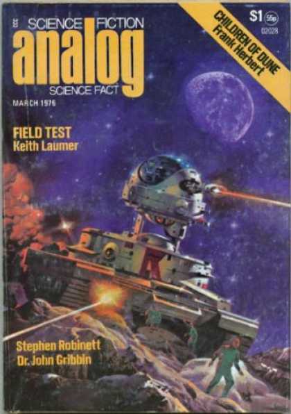 Astounding Stories 544 - Stars - Moon - Clouds - Lasers - Tank