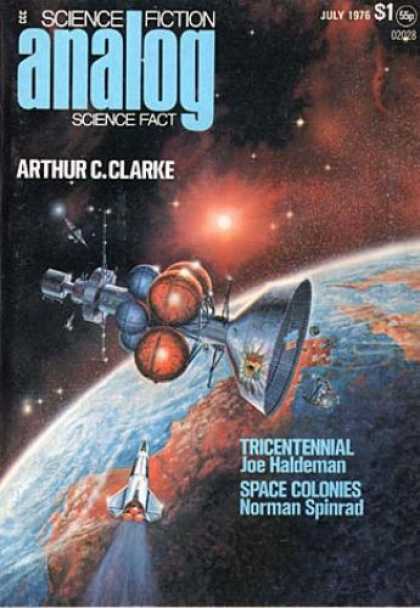 Astounding Stories 548 - Arthur C Clarke - Tricentennial - Joe Haldeman - Space Colonies - Norman Spinrad