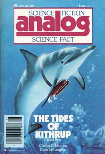 Astounding Stories 607 - May 1981 - The Tides Of Kithrup - Underwater - Dolphins - Sea