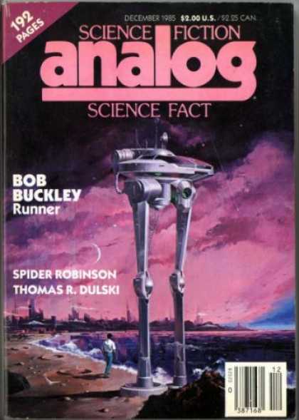 Astounding Stories 665 - Runner - December 1985 - Space - Space Craft - Water