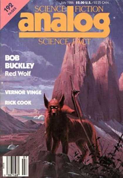Astounding Stories 673 - Red Wolf - 192 Pages - July 1986 - Bob Buckley - Rick Cook