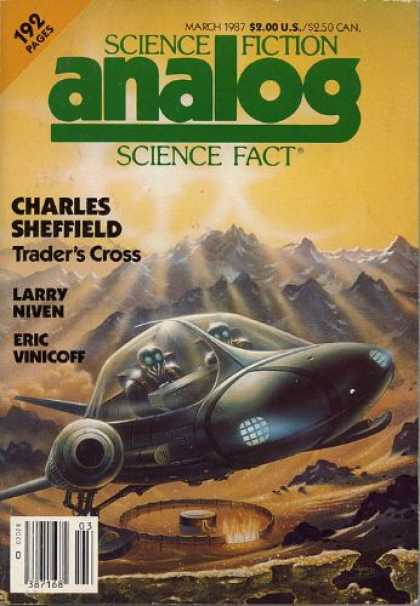 Astounding Stories 682 - Traders Cross - March 1987 - Space Craft - Planet - Space Creatures
