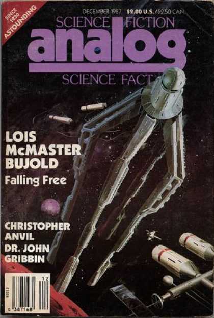 Astounding Stories 691 - December 1987 - Falling Free - Space - Planet - Space Craft