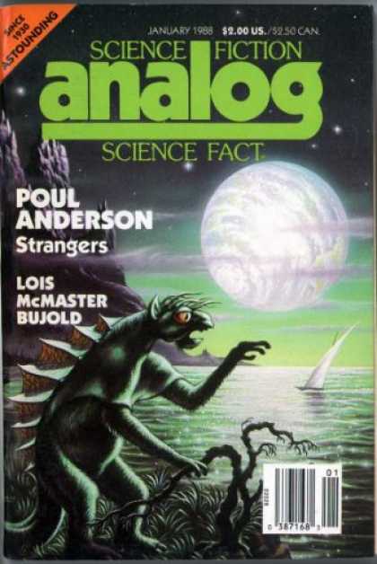 Astounding Stories 693 - Analog - Science Fiction - January 1988 - Strangers - Poul Anderson