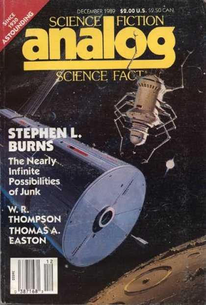 Astounding Stories 717 - Space - December 1989 - The Nearly Infinite Possibilities Of Junk - Planet - Space Craft