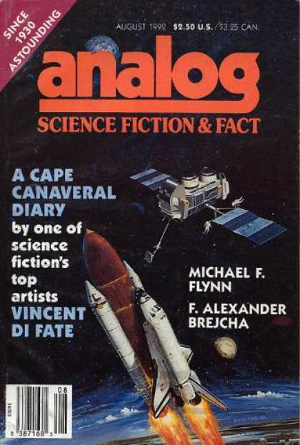Astounding Stories 752 - Space - A Cape Canaveral Diary - August 1992 - Shuttle - Satelite
