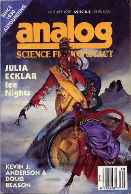 Astounding Stories 754 - Humanoid - Space - Clouds - Mountains - Snow