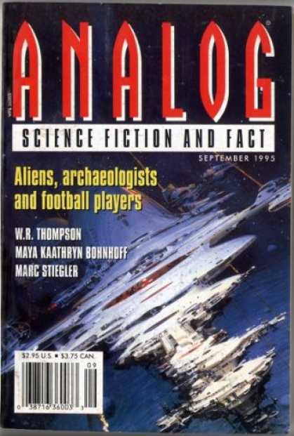 Astounding Stories 792 - September 1995 - Aliens Archaeologists And Football Players - Space - Space Craft - Planet