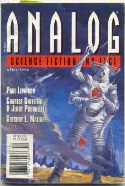 Astounding Stories 800 - Robot - Paul Levinson - Charles Sheffield - Jerry Pournelle - April 1996