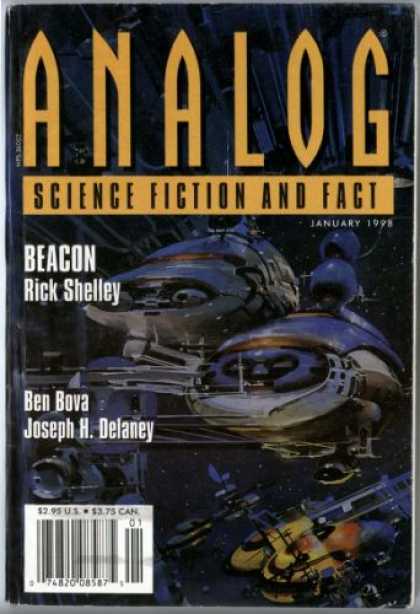 Astounding Stories 820 - Spaceship - Beacon - Rick Shelley - January 1998 - Ben Bova