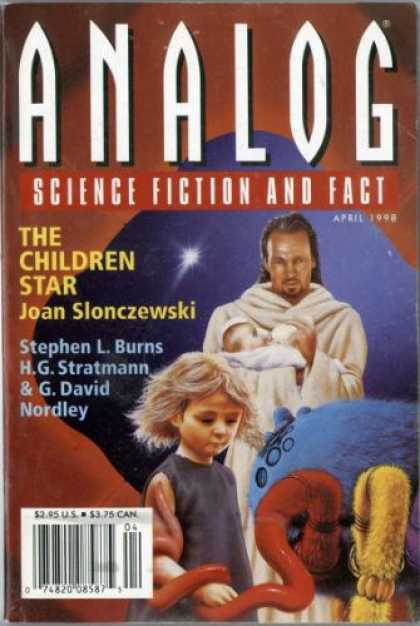 Astounding Stories 823 - Stars - White Robes - Nursing Baby - Furry Creatures - Little Girl