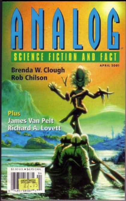 Astounding Stories 856 - April 2001 - Science Fiction - Brenda W Clough - Rob Chilson - James Van Pelt