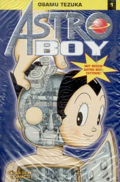 Astro Boy 1 - Osamu Tezuka - Carlsen Comics - Robot - Boy - Tattoos