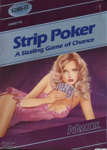 Atari ST Games - Strip Poker: A Sizzling Game of Chance