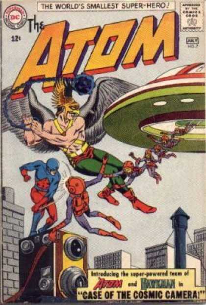 Atom 7 - Cosmic Camera - Space Ship - Aliens - Wings - Eagle - Murphy Anderson