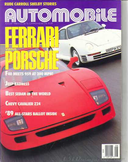Automobile - August 1988