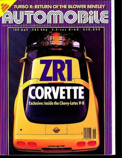 Automobile - November 1988