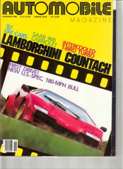 Automobile - November 1986