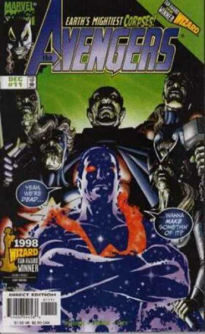Avengers (1998) 11 - Marvel Comics - Earths Mightiest Corpses - Wizard - Star - Mask - George Perez