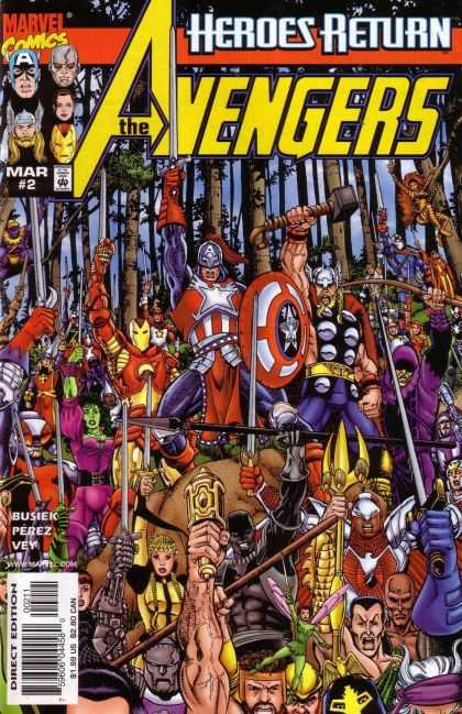Avengers (1998) 2 - Heroes - Return - Thor - Perez - Busiek - George Perez