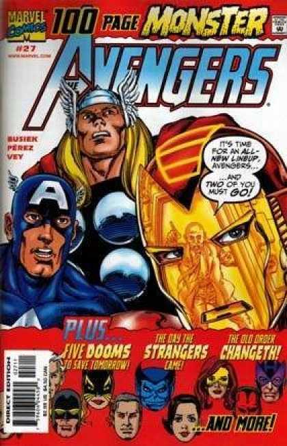 Avengers (1998) 27 - 100 Page Monster - The Day The Strangers Came - Doom - Two Must Go - Changing The Line-up - George Perez
