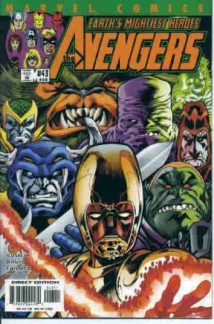 Avengers (1998) 43 - Earths Mightiest Hereos - Direct Edition - Captain America - Thor - Enemies - Alan Davis