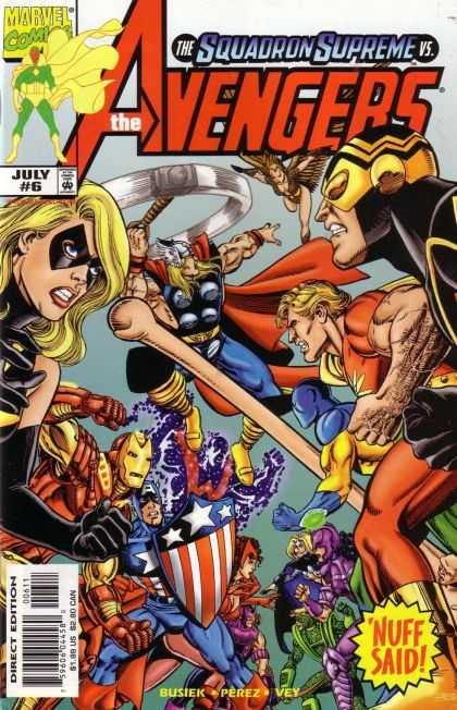 Avengers (1998) 6 - Marvel Comics - Superhero - Nuff Said - Ironman - Thor - George Perez