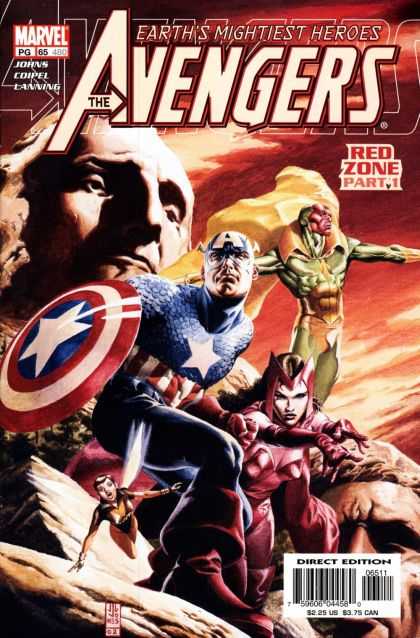 Marvel - Earths Mightiest Heroes - Red Zone Part 1 - Direct Edition - 225 Us - J Jones Avengers (1998) 65 - Marvel - Earths Mightiest Heroes - Red Zone Part 1 - Direct Edition - 225 Us - J Jones