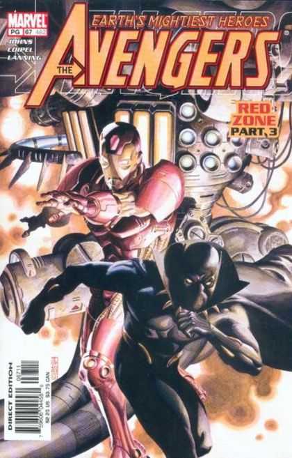 Avengers (1998) 67 - Earths Mightiest Heroes - Red Zone Part 3 - Iron Man - Robot - Marvel - J Jones
