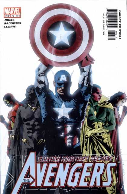 Avengers (1998) 76 - Superheros - Captain America - Wonderwoman - Flash - Night Panther - Jae Lee, Jose Jimenez-Momediano