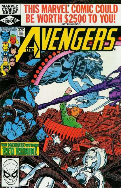 Avengers 199 - Red Ronin - Marvel Comics - Avengers - Iron Man - 199 - George Perez, Terry Austin