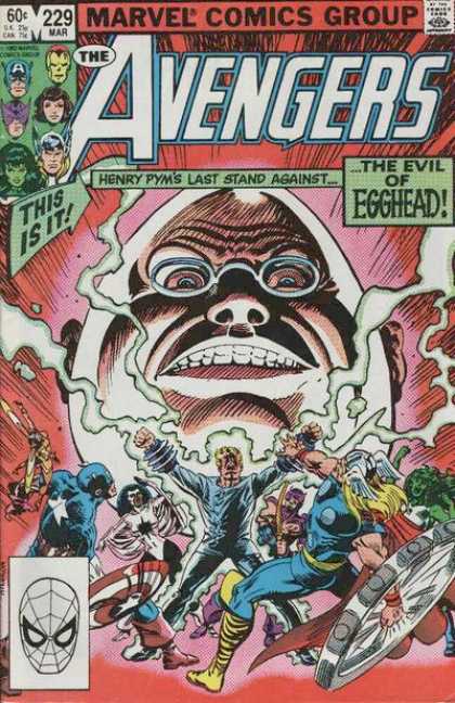 Avengers 229 - Egghead - Thor - Captain America - She Hulk