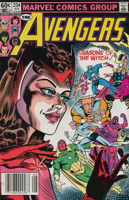 Avengers 234 - Vision - Avengers - Scarlet Witch - Marvel Comics - Minotaur