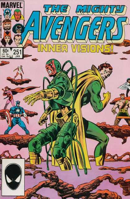 Avengers 251 - Marvel - Inner Visions - Superheros - Crimefighters - Group - Joe Sinnott