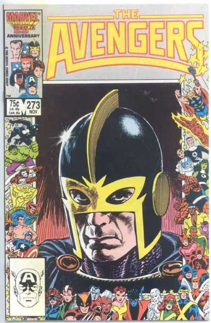 Avengers 273 - Black Knight - Hulk - Thor - X-men - Wolverine - John Buscema