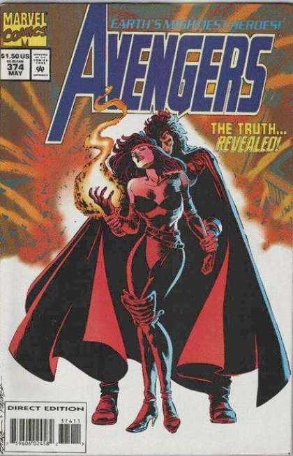Avengers 374 - Marvel Comics - 374 May - 150 Us - Approved By The Comics Code Authority - Direct Edition - Steve Epting