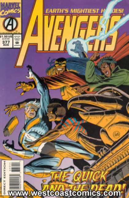 Avengers 377 - Electrified - Last Days - Silver Is Fading - Doomed - Mighty Hero Falls